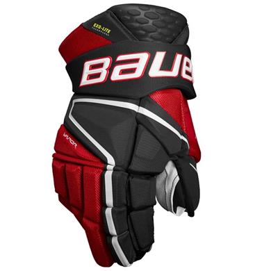 Bauer Eishockey Handschuhe Vapor Hyperlite Int Schwarz/Rot