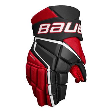 Bauer Eishockey Handschuhe Vapor 3X Sr Schwarz/Rot