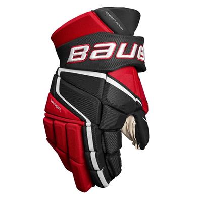 Bauer Eishockey Handschuhe Vapor 3X Pro Int Schwarz/Rot