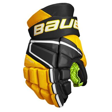 Bauer Eishockey Handschuhe Vapor 3X Jr Schwarz/Gold