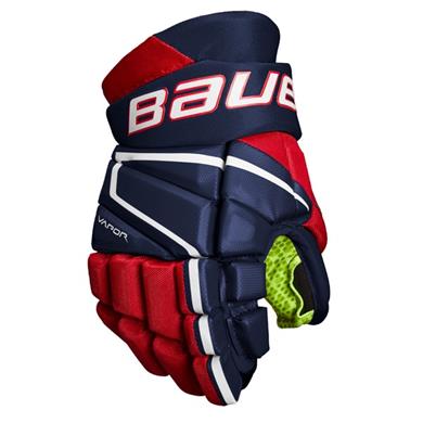 Bauer Eishockey Handschuhe Vapor 3X Jr Navy/Rot/Weiß