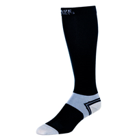 BlueSports Hockeysocken Pro-Compression Schwarz/Silber