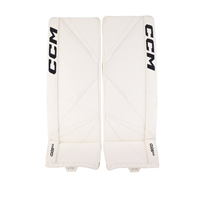 CCM Goalie Leg Pads Axis 2.5 JR White