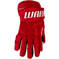 Warrior Eishockey Handschuhe QR520 Jr Rot/Weiß