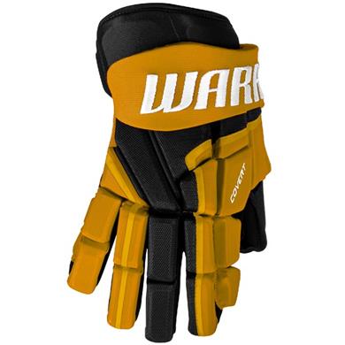 Warrior Eishockey Handschuhe QR5 30 Jr Schwarz/Sportgold