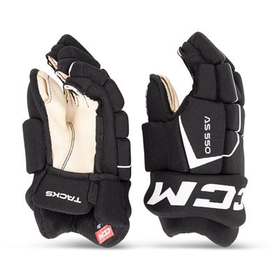 CCM Eishockey Handschuhe AS 550 Kinder Schwarz/Weiß