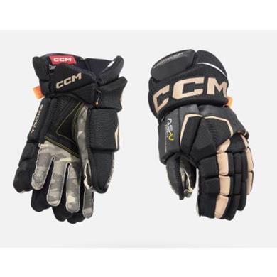 CCM Handske AS-V Sr Black/Gold