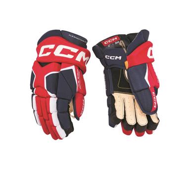 CCM Eishockey Handschuhe AS 580 Jr Marine/Rot/Weiß
