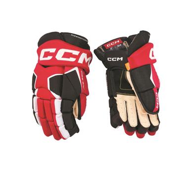 CCM Eishockey Handschuhe AS 580 Jr Schwarz/Rot/Weiß