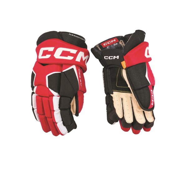 CCM Gloves Tacks AS 580 Jr Black/Red/White