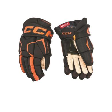 CCM Eishockey Handschuhe AS 580 Jr Schwarz/Orange