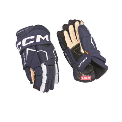 CCM Gloves Tacks AS 580 Jr Navy/White