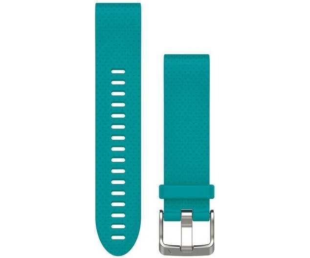 Garmin Armband Quickfit Fenix 5S Silicone Turquoise