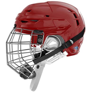 Warrior Eishockey Helm CF 100 Combo Rot