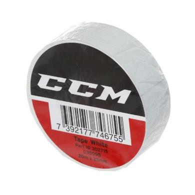 CCM Eishockey Schienbeinschoner Tape Weiß