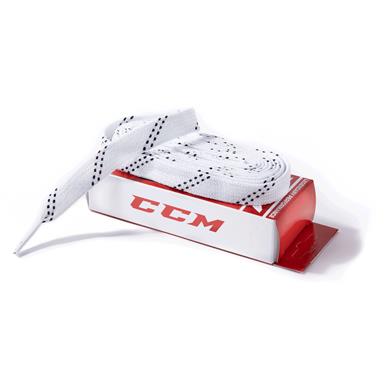 CCM Skate laces Proline Unwaxed White