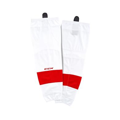 CCM Socks SX8000 Sr White/Red