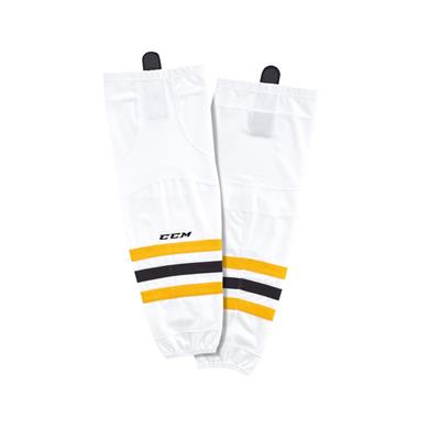 CCM Hockeystrømper SX8000 Sr White/Black/Yellow