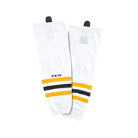 CCM Hockeystrømper SX8000 Sr White/Black/Yellow