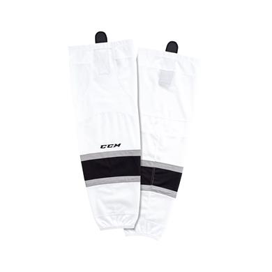 CCM Socks SX8000 Sr White/Black/Grey