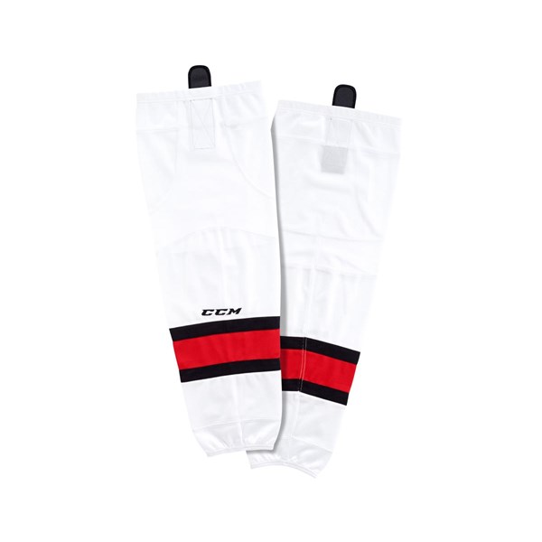 CCM Hockeystrømper SX8000 Int White/Red/Black