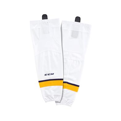 CCM Jääkiekkosukat SX8000 Jr White/Black/Yellow