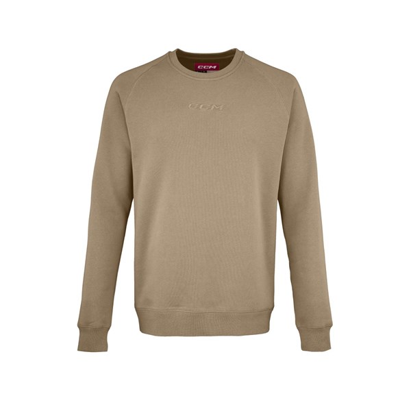 CCM Genser Core Fleece Crew Jr Sand