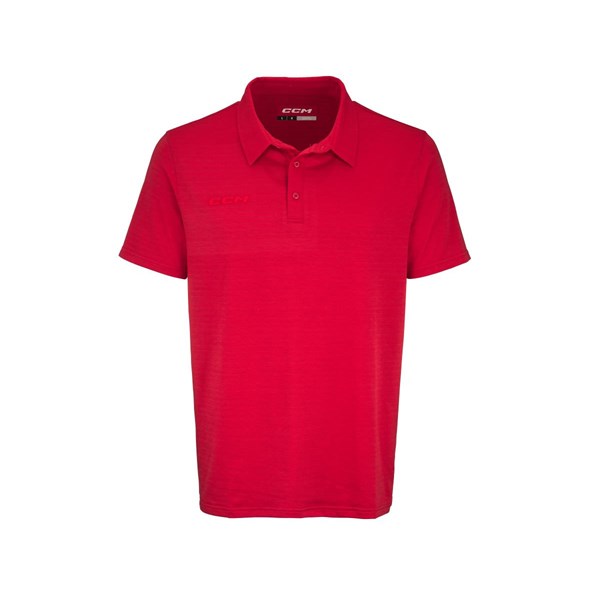 CCM Pikeepaita Fitted Polo Sr Red