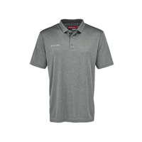 CCM Polo Shirt Fitted Sr Grau