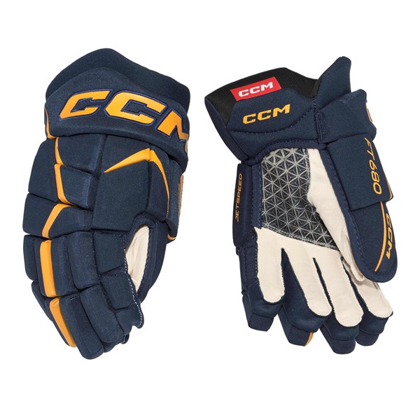 CCM Glove Jetspeed 680 Jr NAVY/YEllOW