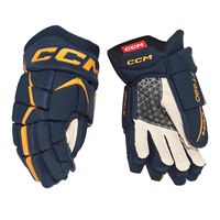 CCM Eishockey Handschuhe Jetspeed 680 Jr Navy/Gelb