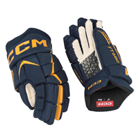 CCM Eishockey Handschuhe Jetspeed 680 Jr Navy/Gelb