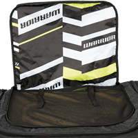 Warrior Hockey Wheeled Bag Q20 Royal/Yellow