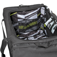 Warrior Hockey Wheeled Bag Q20 Royal/Yellow