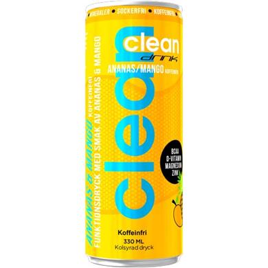 Clean Drink BCAA Koffeinfri 1stk - Ananas & Mango