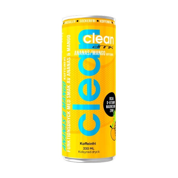 Clean Drink BCAA Caffeine-Free Pineapple & Mango