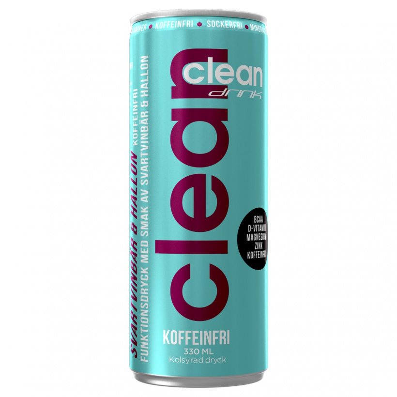 Clean Drink BCAA Koffienfri Blackcurrant/Raspberry Koffeinfri