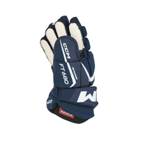 CCM Hockeyhansker Jetspeed 680 Jr Navy/White