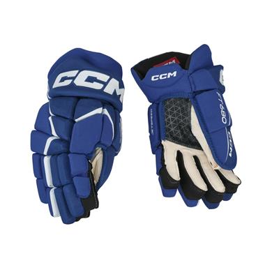 CCM Hanskat Jetspeed 680 Jr Royal/White