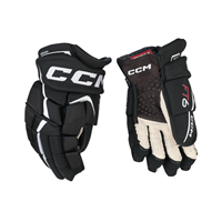 CCM Eishockey Handschuhe Jetspeed FT6 Jr Schwarz/Weiß