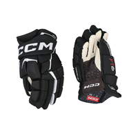 CCM Eishockey Handschuhe Jetspeed FT6 Jr Schwarz/Weiß