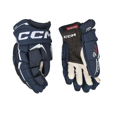 CCM Glove Jetspeed FT6 Jr NAVY/WHITE