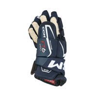 CCM Glove Jetspeed FT6 Pro Jr NAVY/WHITE