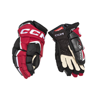 CCM Hanskat Jetspeed FT6 Pro Jr Black/Red/White