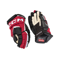 CCM Eishockey Handschuhe Jetspeed FT6 Pro Jr Schwarz/Rot/Weiß