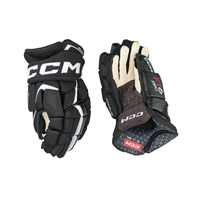 CCM Glove Jetspeed FT6 Pro Sr BLACK/WHITE