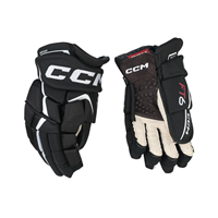 CCM Glove Jetspeed FT6 Sr BLACK/WHITE
