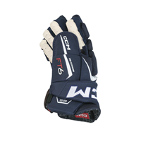 CCM Hockeyhansker Jetspeed FT6 Sr Navy/White