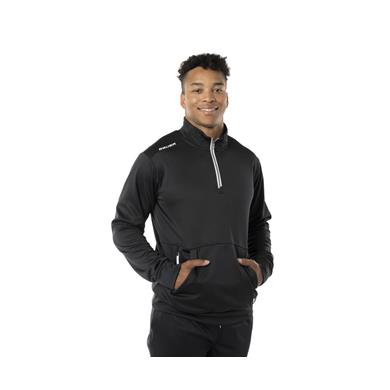 Bauer Genser Team Fleece 1/2 Zip Yth Black