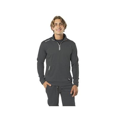 Bauer Genser Team Fleece 1/2 Zip Sr Grey